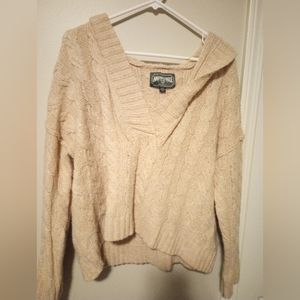 American Eagle women's long sleeve hooded sweater